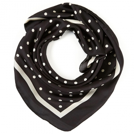 LAST POINT silk-touch scarf