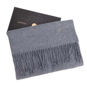 Dolce Caldo Anthracite Grey Cashmere Scarf.