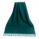 Écharpe en cachemire vert Recto-Verso