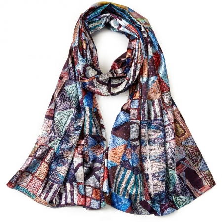 COLOR ART silk touch scarf