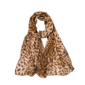 Silk Veil Brown Leopard Vera