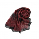 Voile de Soie Red Black Véra